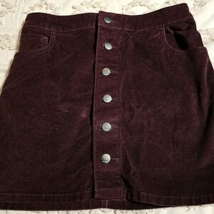 Express Deep Purple Skirt
